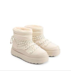 Women’s Winter Snow Boots Warm Lined Waterproof Mid Calf Boots in BOX